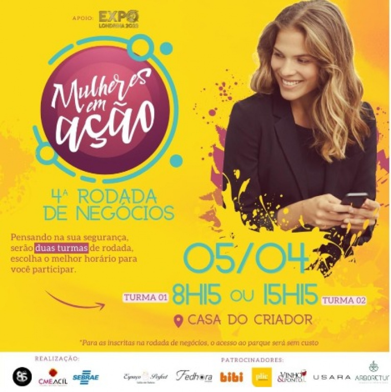 Rodada de Negócios voltada a mulheres empresárias –