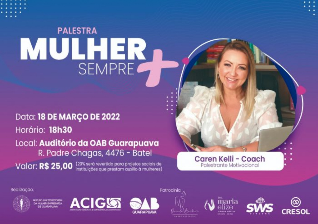 Núcleo da Mulher promove palestra no mês das mulheres